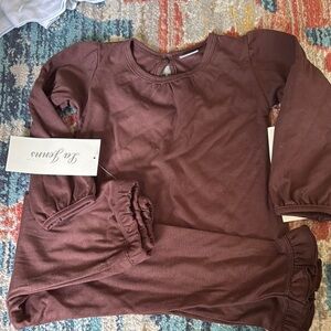 Brown Kids Matching Set